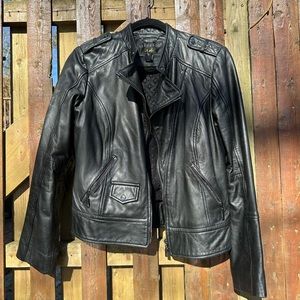Bernardo Genuine Leather Jacket